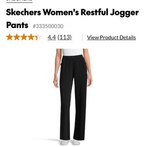 Skechers Black Drawstring Pants